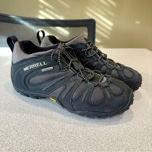 NEW MERRELL MEN'S CHAMELEON 8 TACTICAL WORK SHOES NUBUCK & MESH SIZE 7.5 NO BOX